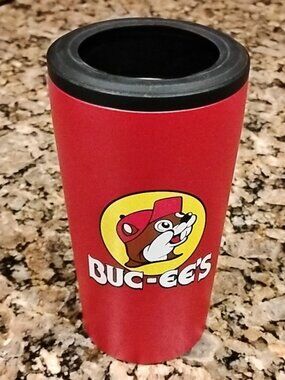 Buc-ee's 4 way Stainless Steel Can/Bottle Cooler & Tumbler - NEW!